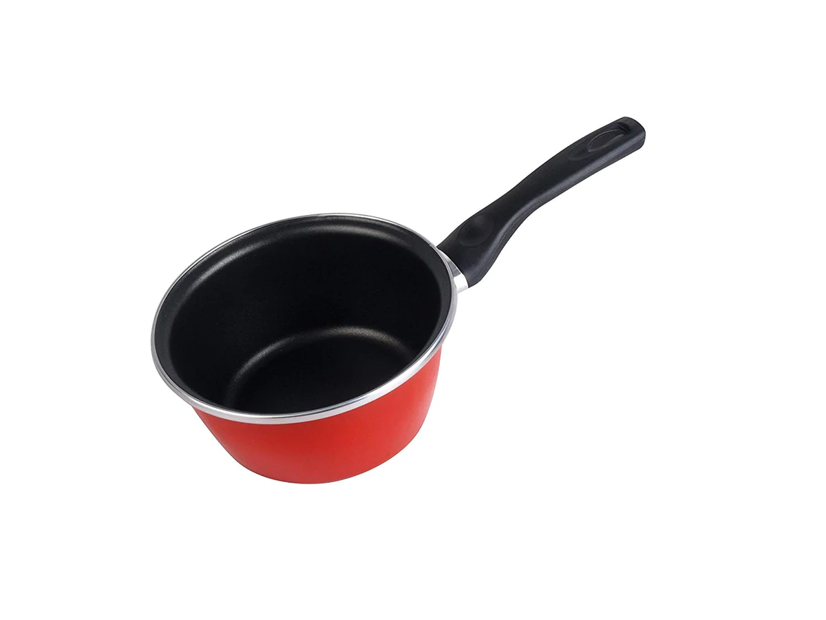 Batterie de cuisine 5 pièces, induction, antiadhésive sans PFOA Rouge