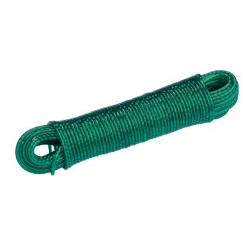 Giardino waslijnkabel groen 3,8 mm 60 m lang