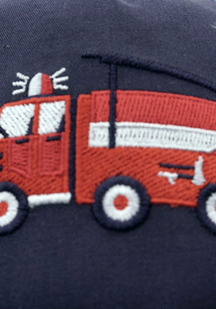MAXIMO Baseball Cap Feuerwehr-Motiv, mit Stickerei, mit Klettverschluss, Baumwolle
