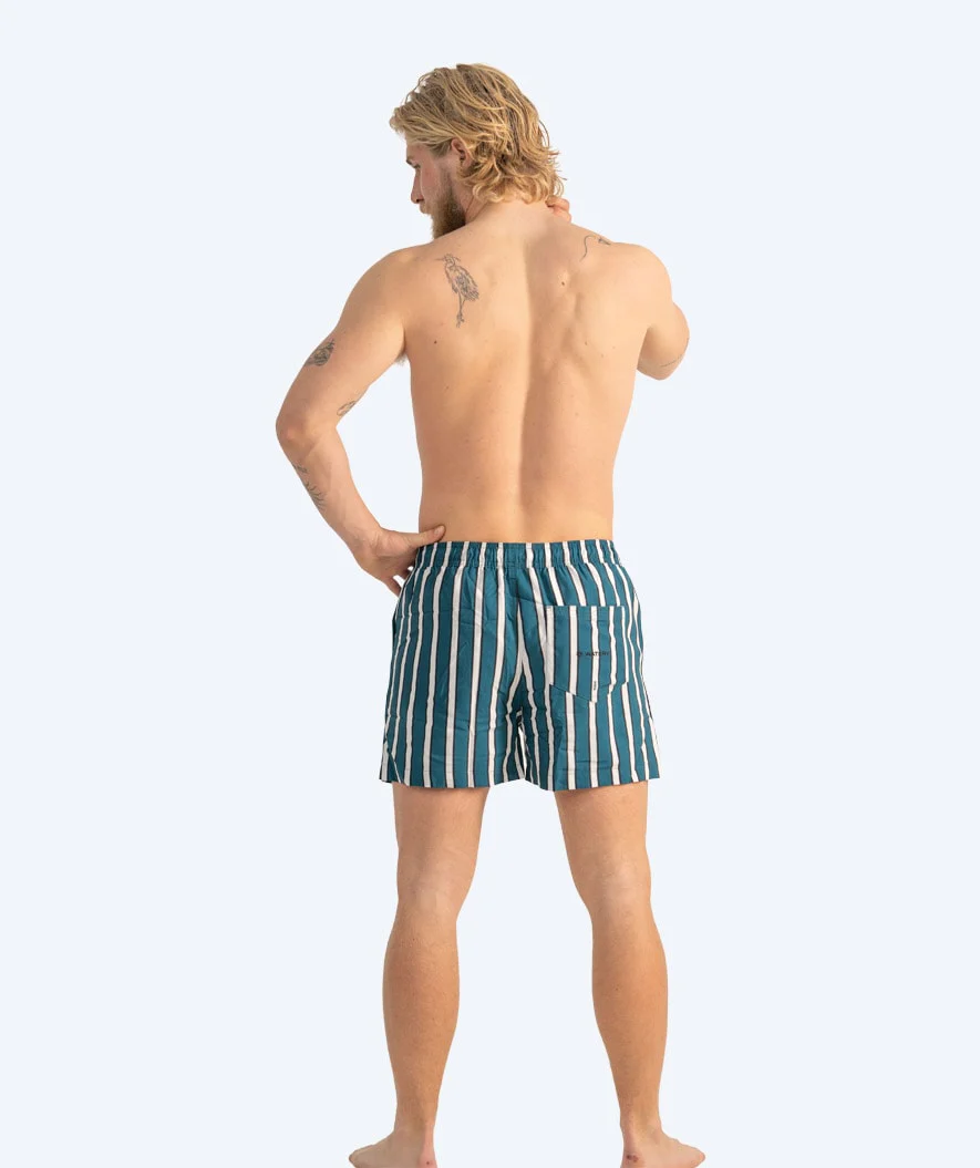 Watery badeshorts til mænd - Kelvin Eco - Grøn/hvid