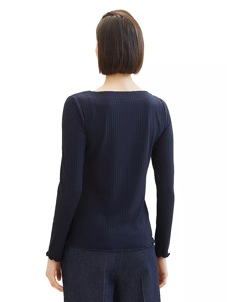 TOM TAILOR Langarmshirt  blau