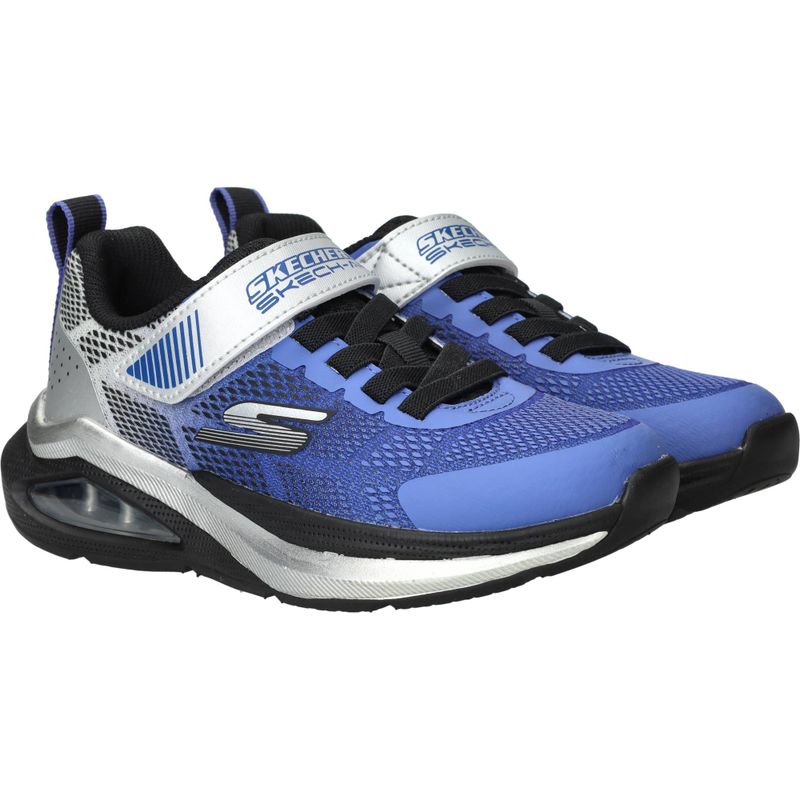 Skechers Microspec Max Velocity Sneakers Blauw Jongens