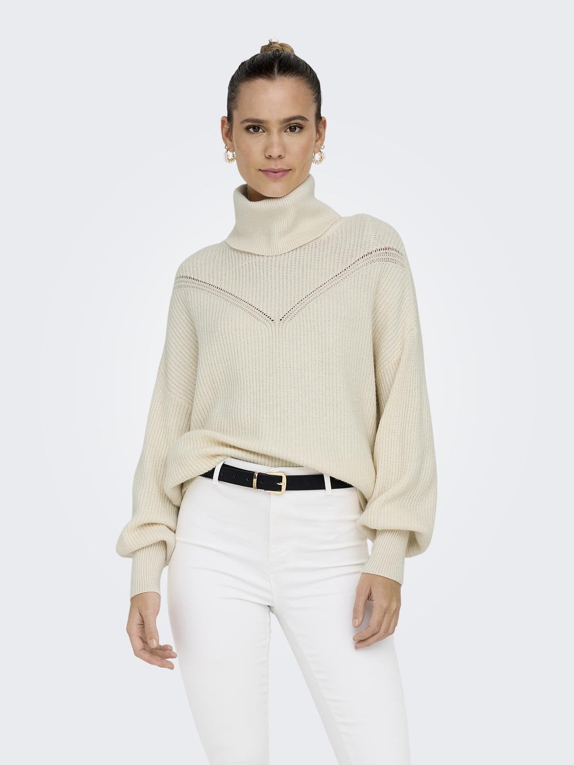 ONLKATIA Strickpullover Whitecap Gray