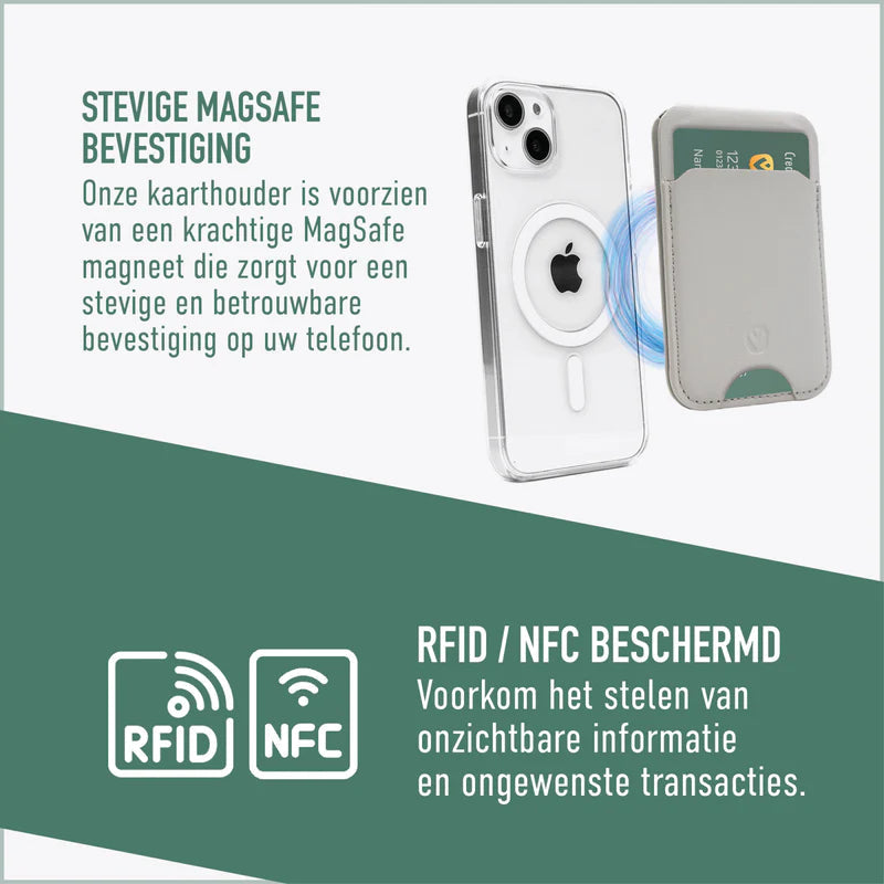 Valenta Wallet MagSafe Stand Creme