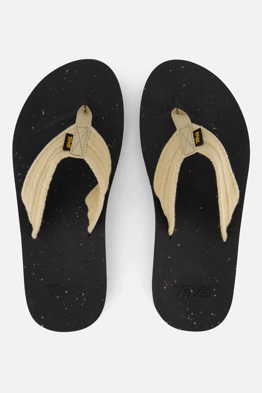 Teva Reflip Canvas Slippers beige Textiel