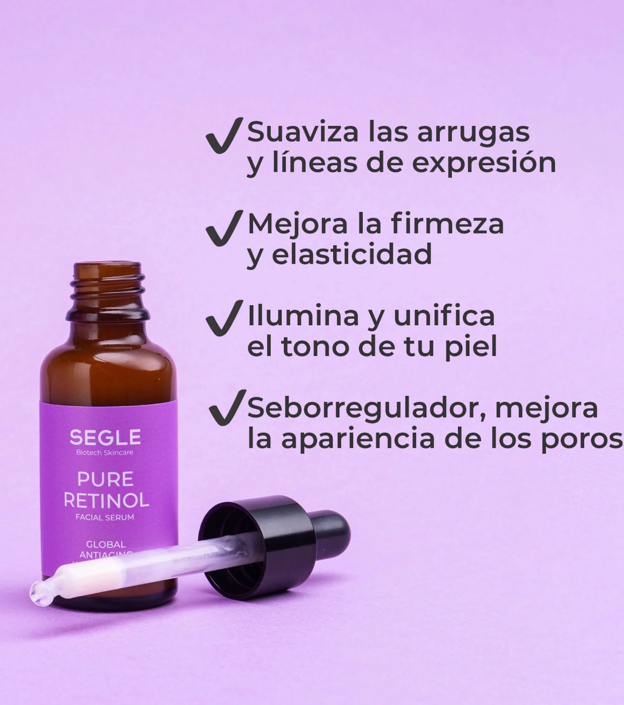 SEGLE - Pacote de vitamina D FPS30 + retinol - Todos os tipos de pele