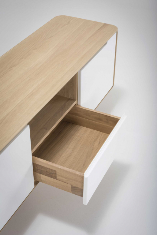 Gazzda Ena dressoir tv-meubel twee 160x42 naturel