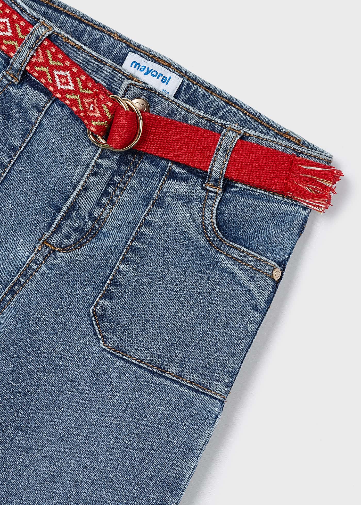 Calça jeans flare Better Cotton para meninas, jeans escuro