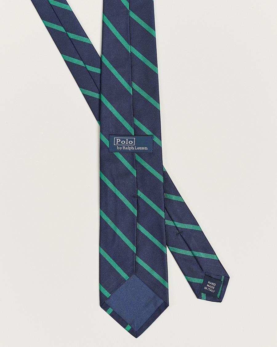 Polo Ralph Lauren Striped Tie Navy/Green
