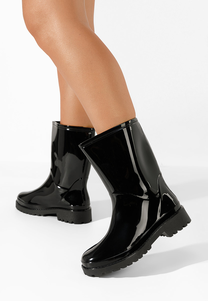 Bottes en caoutchouc noires Barissa
