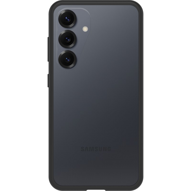 OtterBox React Series pour Samsung Galaxy S25, transparente/noir - produits livrés sans emballage