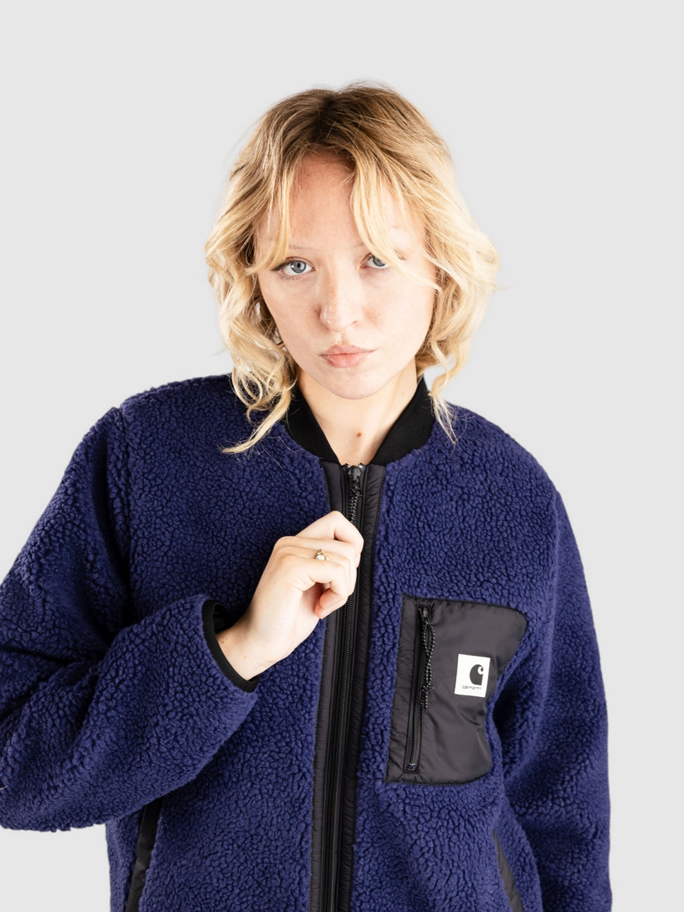 Carhartt WIP Janet Liner Jacket aura/black