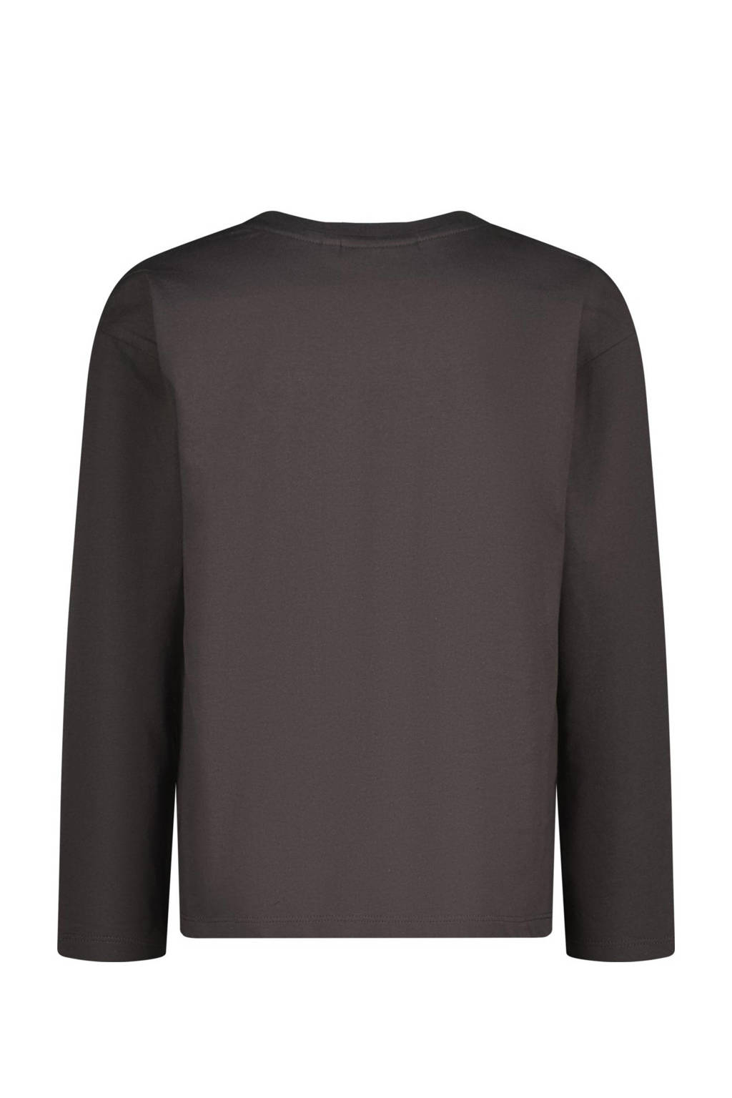 Vingino longsleeve Basic met printopdruk grijs