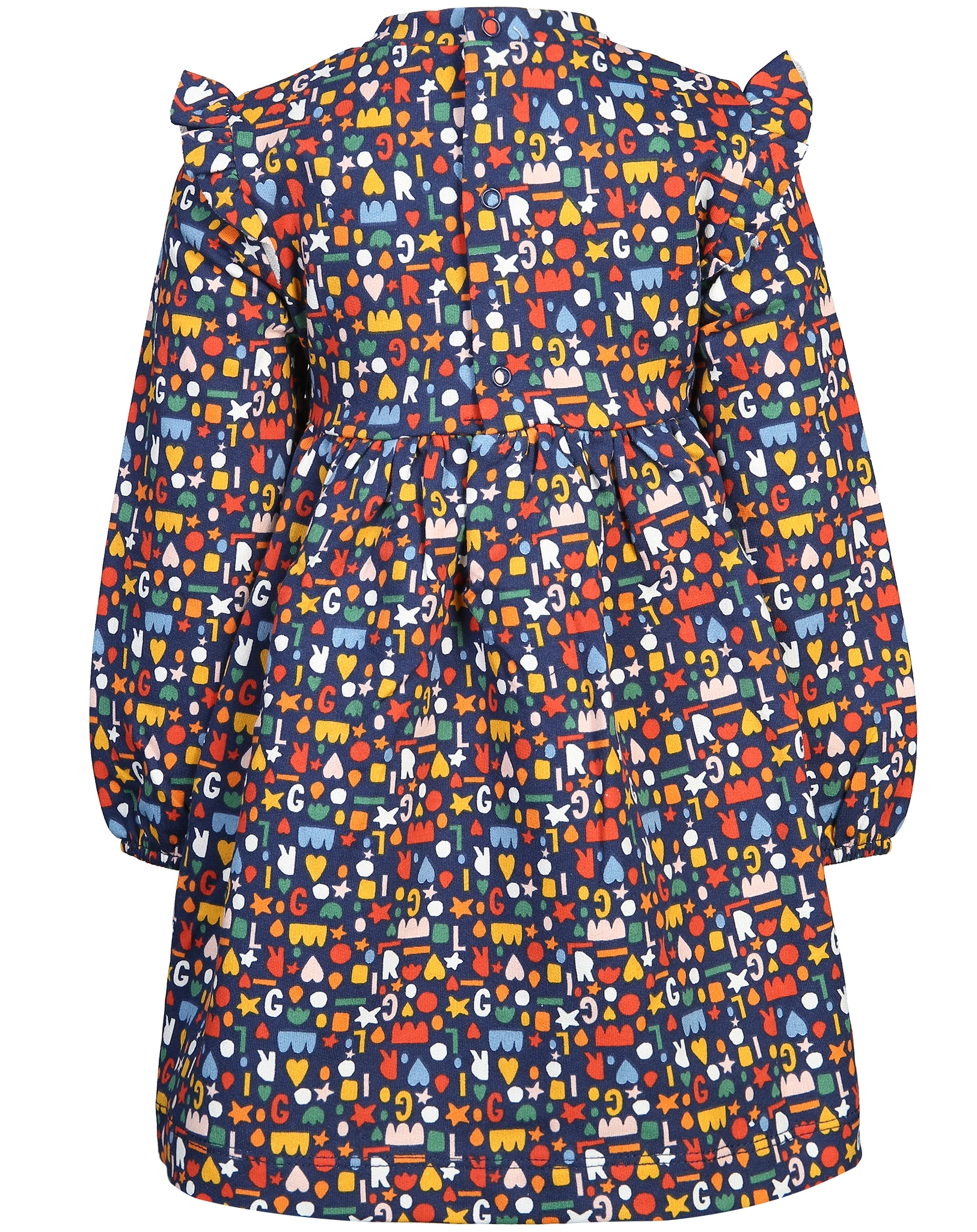 Langarmkleid FUNKY in dark navy