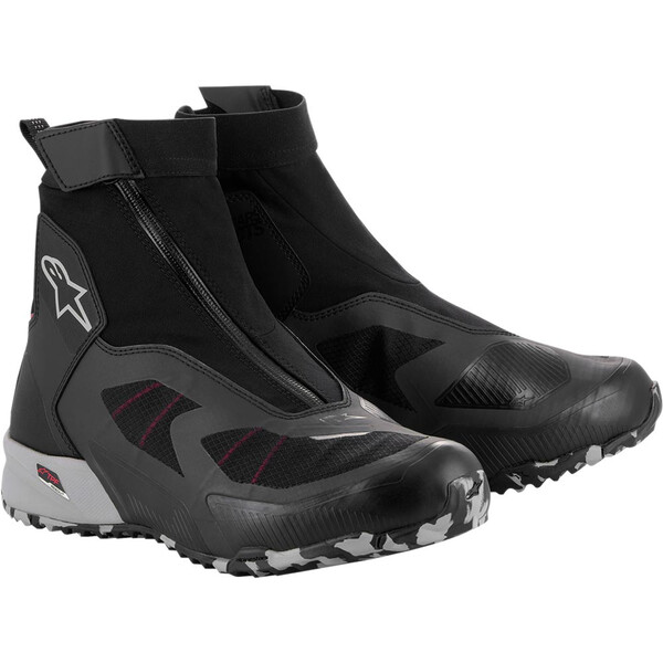 Alpinestars - Chaussures CR-8 Gore-Tex® Noir / Rouge fluo