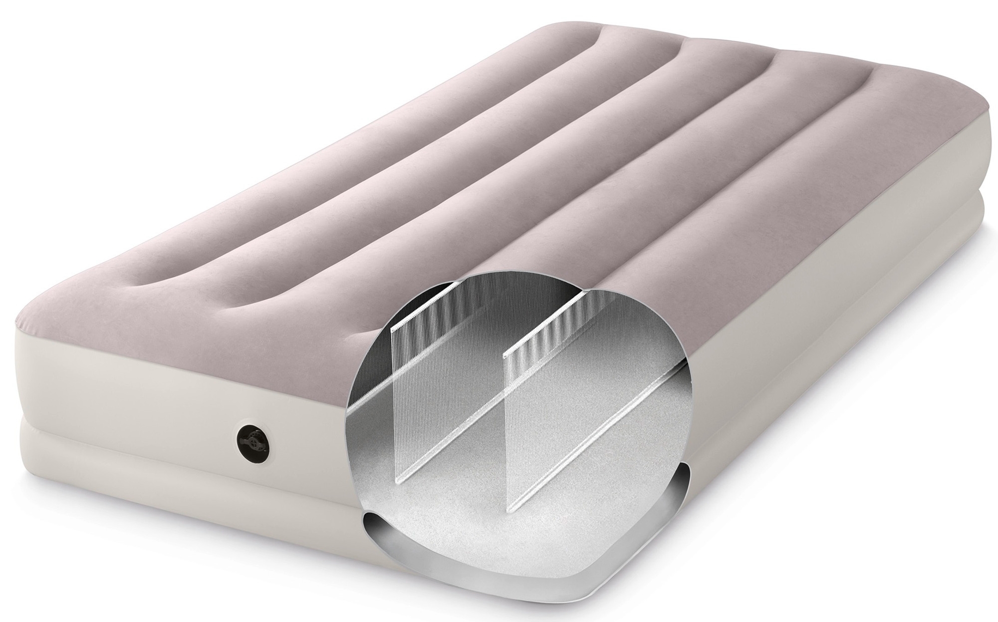 Intex Luftbett Standard Prestige Mid-Rise mit integrierter elektrischer Pumpe 99 x 191 x 30 cm