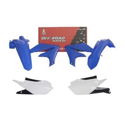 Kit plastiques R-tech 4 p couleur origine - Bleu