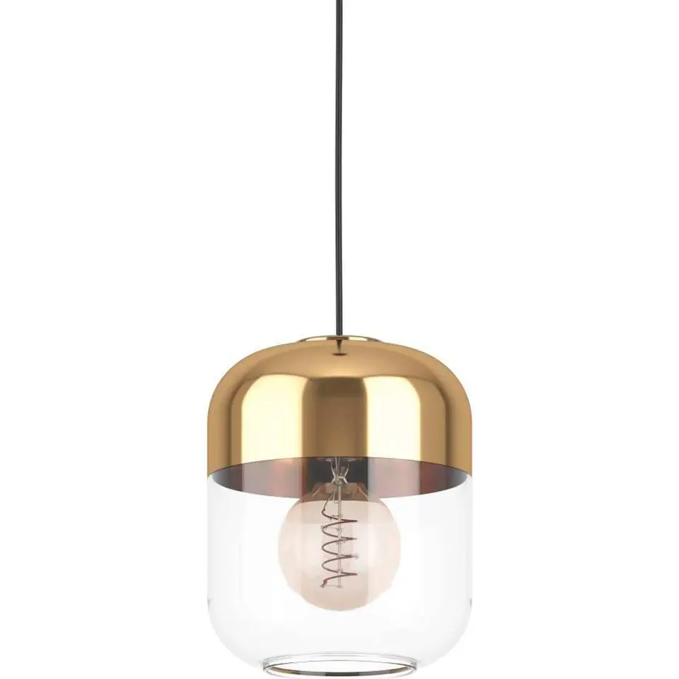 EGLOMaryvillaHanglamp-E27-Ø17cm-Goud/Zwart