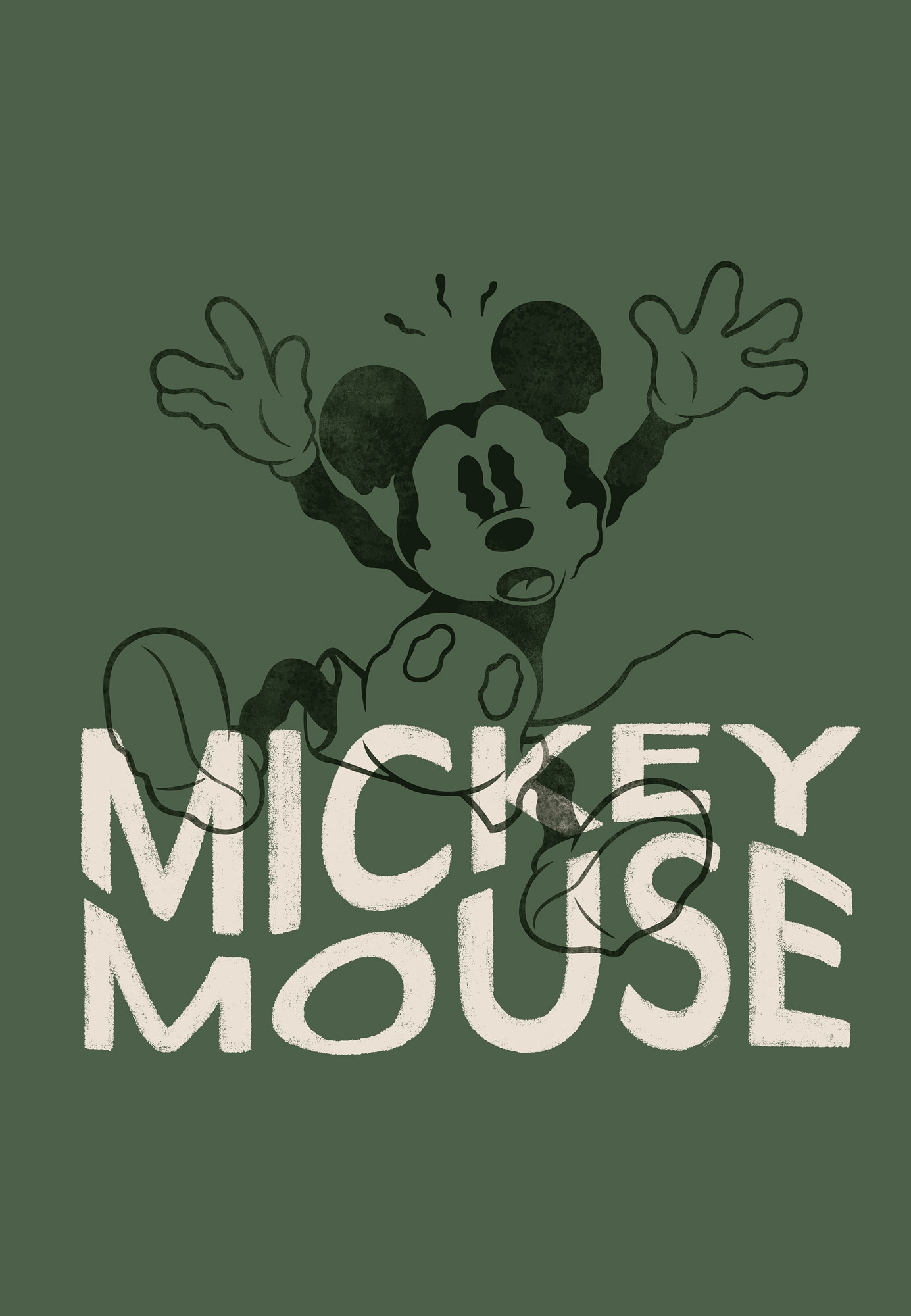Komar Leinwandbild »Disney Mickey Mouse Wavy« Disney 1 Stk. tlg. 40 x 60 cm (Breite x Höhe) - Kinderzimmer, Dekoration