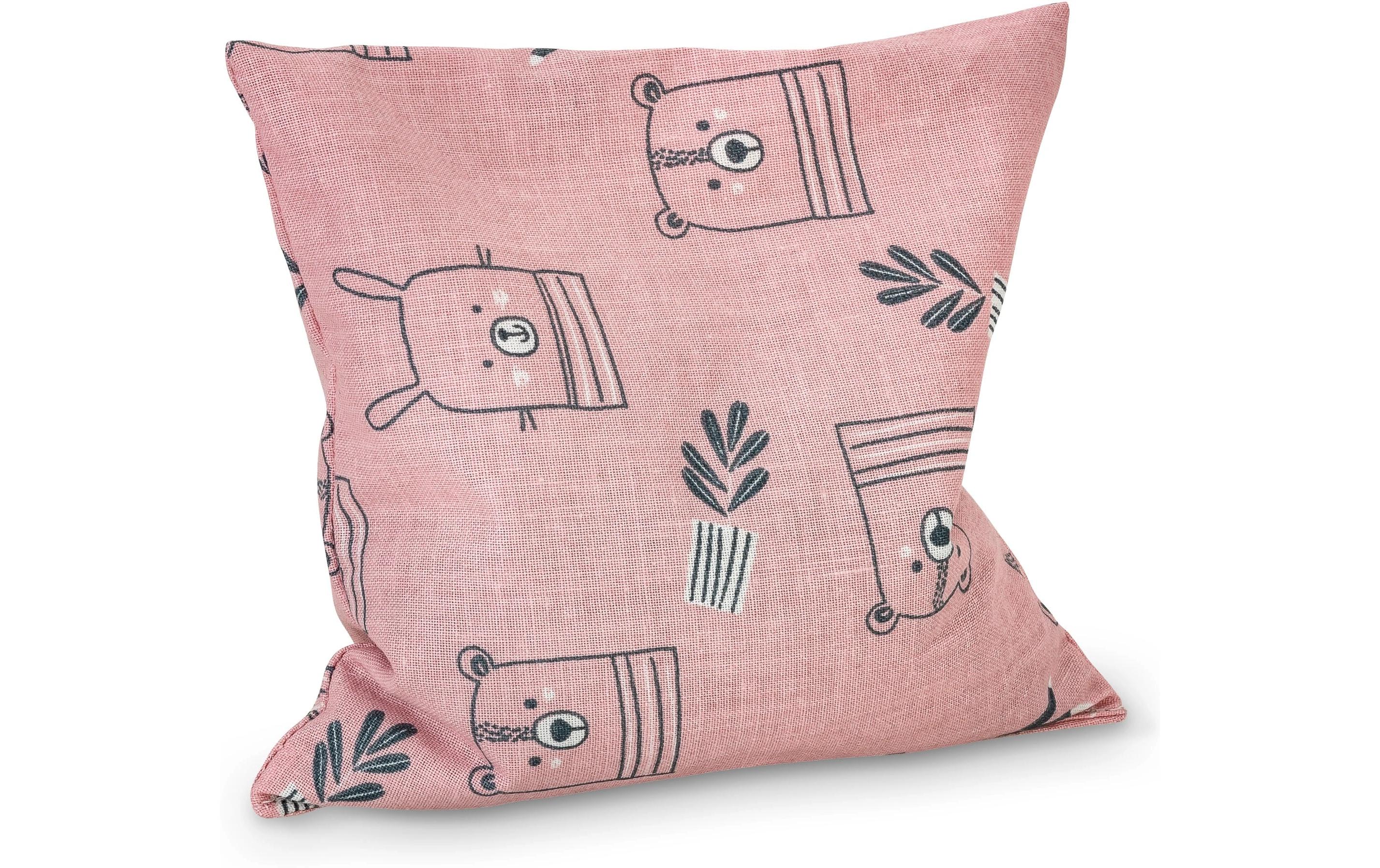 Traubenkernkissen Blossom pink 12 x 12 x 1 cmWärmekissen zur Linderung von Bauchbeschwerden