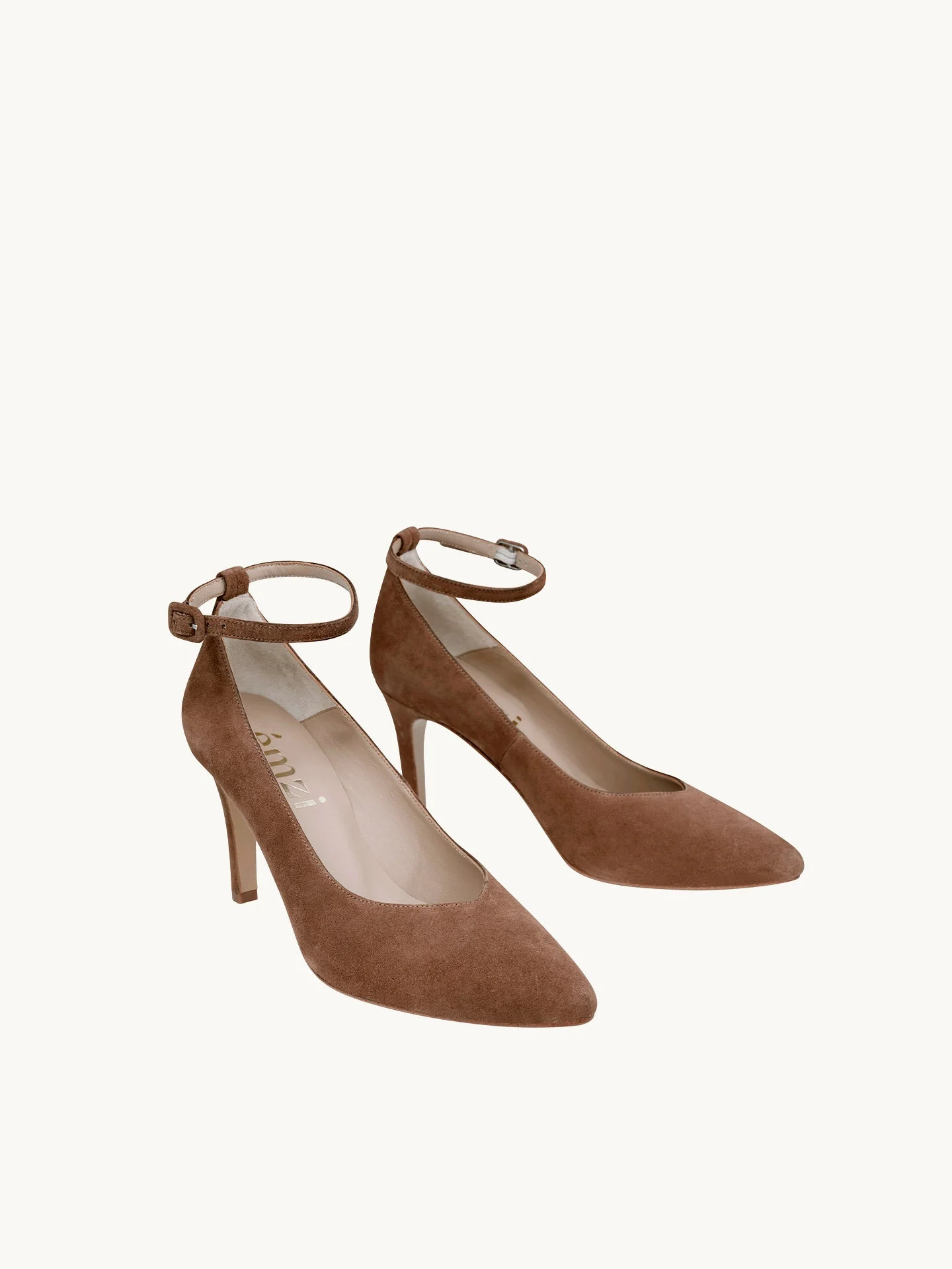 IVA SUEDE PRALINE - Escarpins en cuir velours | Marron