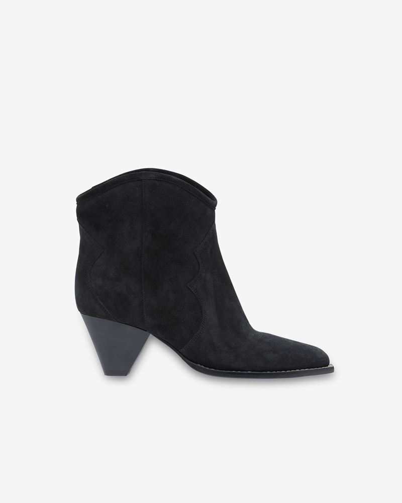 BOTTINES EN CUIR VELOURS DARIZO