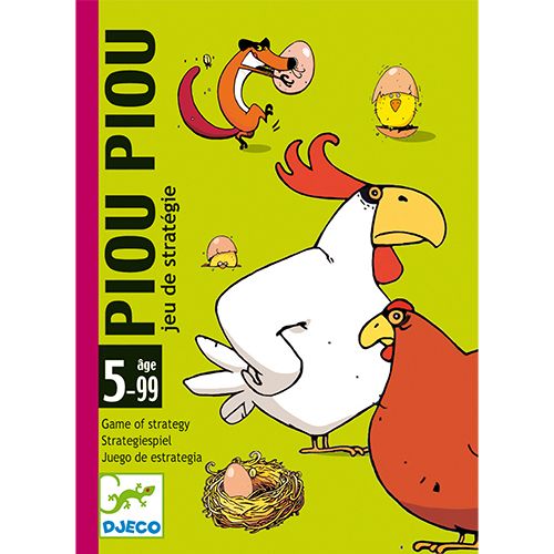 Djeco kaartspel piou piou - strategiespel DJ05119