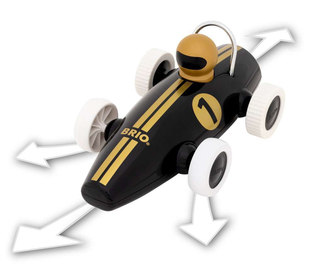 BRIO Spiel RC Rennwagen Schwarz/Gold