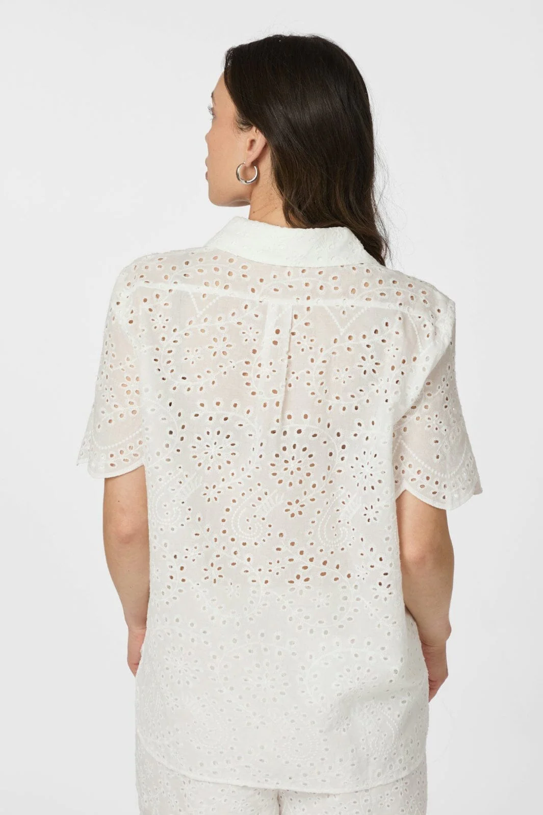 Neo Noir Gessie Embroidery Shirt 165383