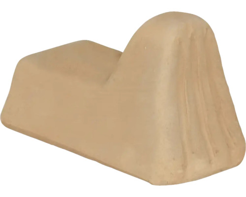 Klei basis, terracotta, 13 x 5 x 8 cm, bruin