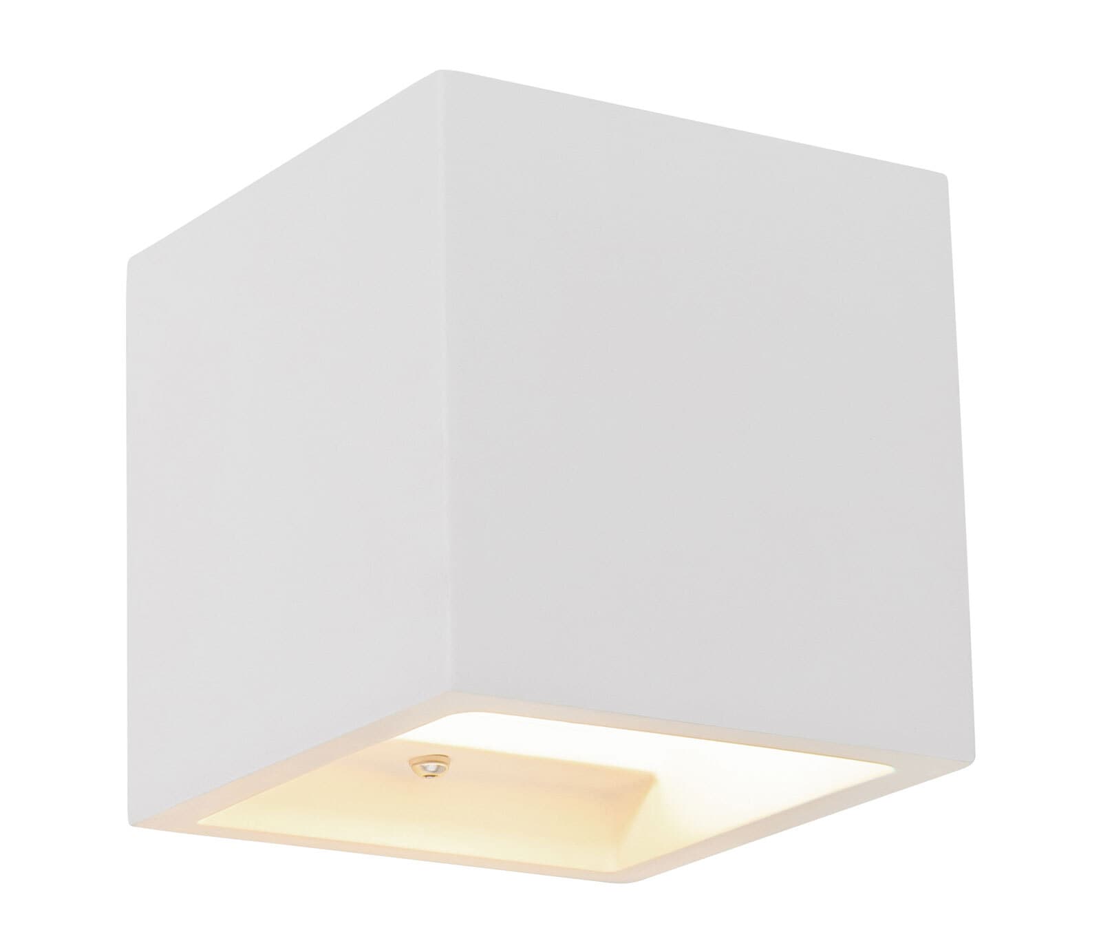GLOBO Retrofit Wandleuchte CHRISTINE 11,5 x 11,5 cm weiß