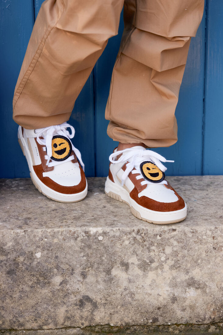 NUBIKK cognac nubikk lage sneakers basket court jr