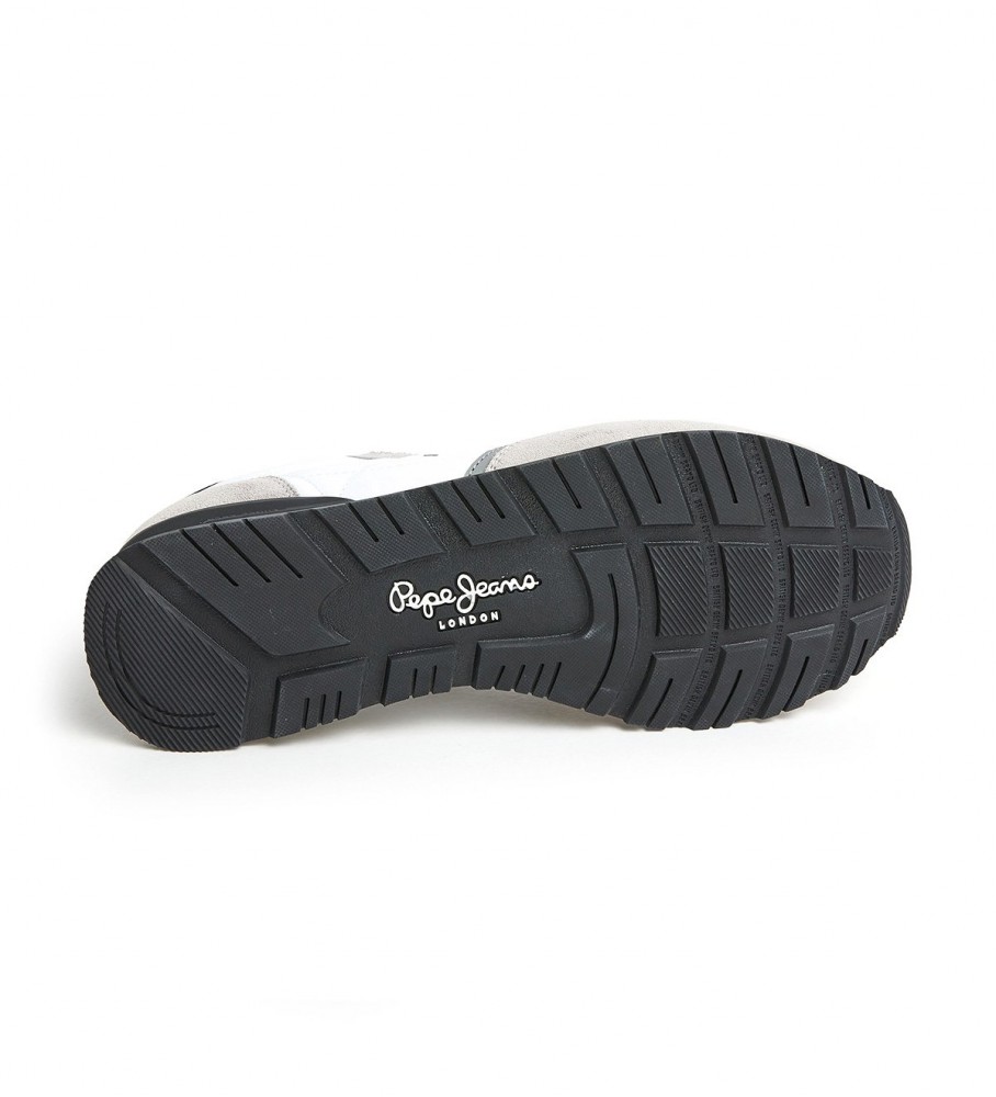 Tênis Pepe Jeans Brit Reflect M de couro branco