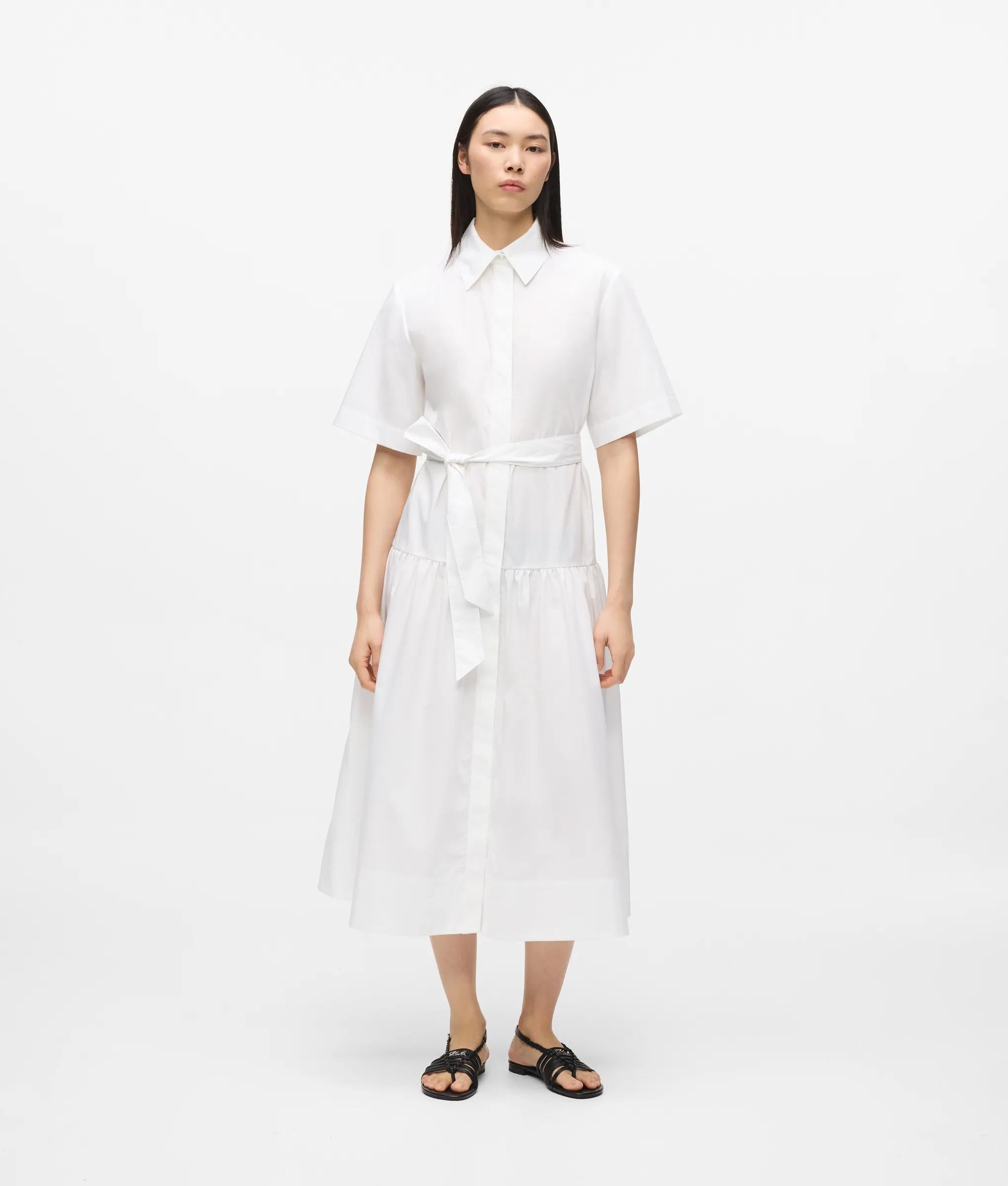 Midi shirt jurk