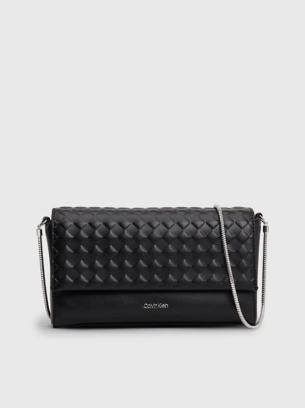 Bolsa de ombro pequena acolchoada