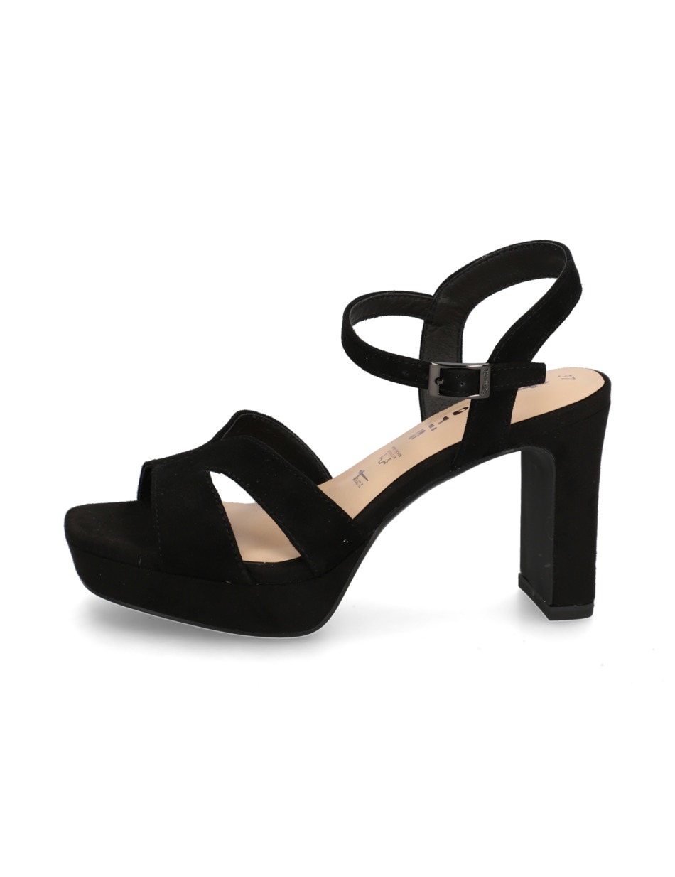Veloursleder Sandale