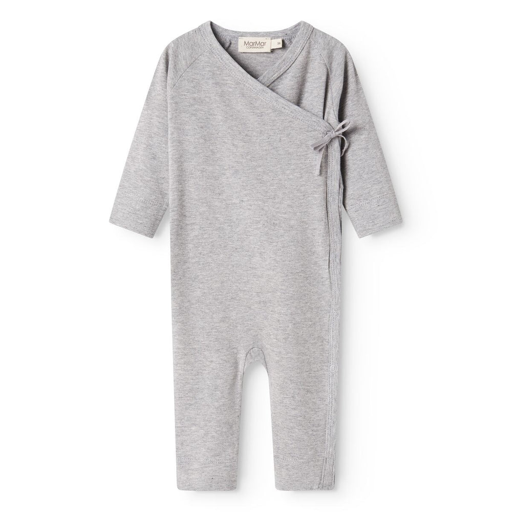 Køb MarMar Modal New Born Light Grey Melange Rula Heldragt