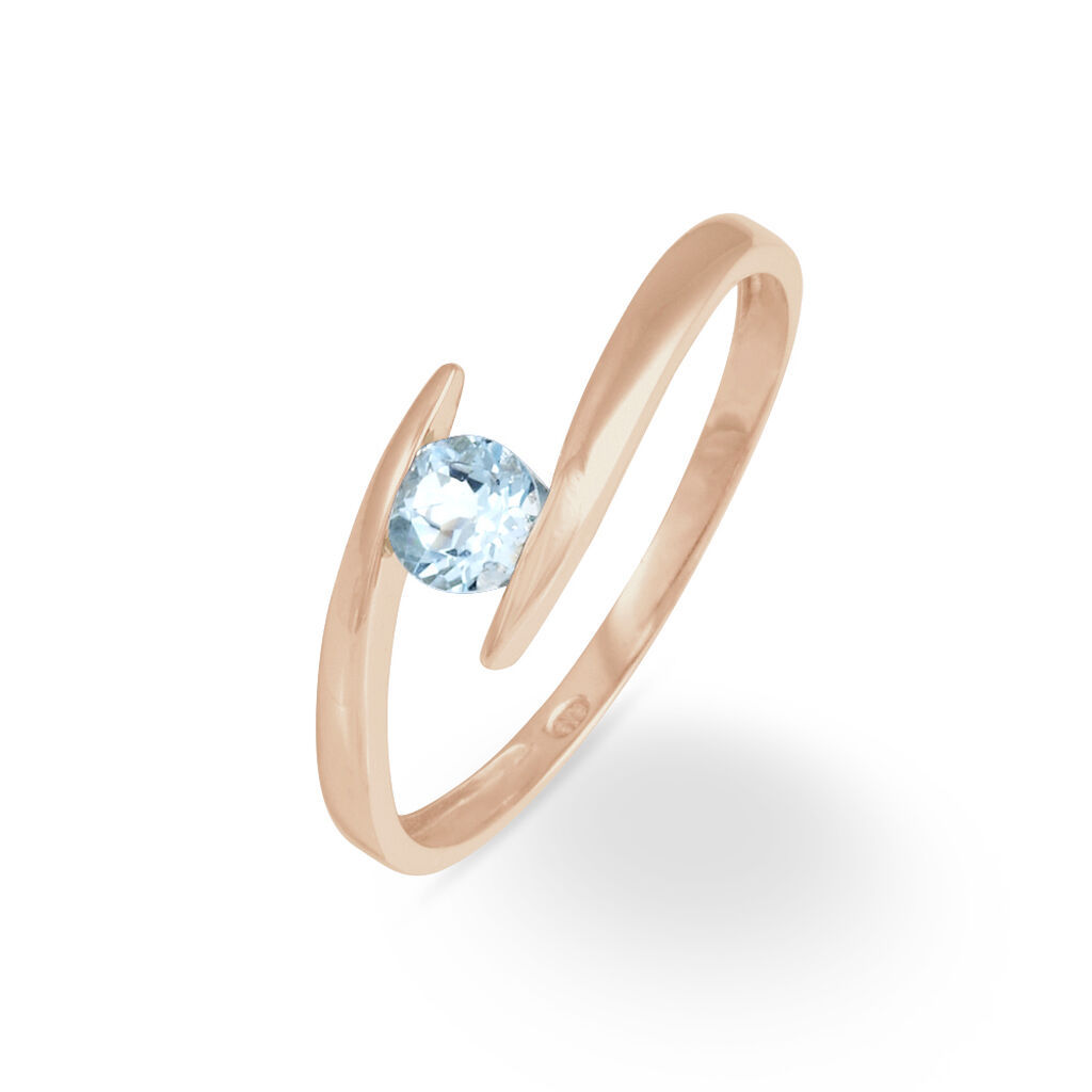 Bague Tiphaine Or Rose Topaze