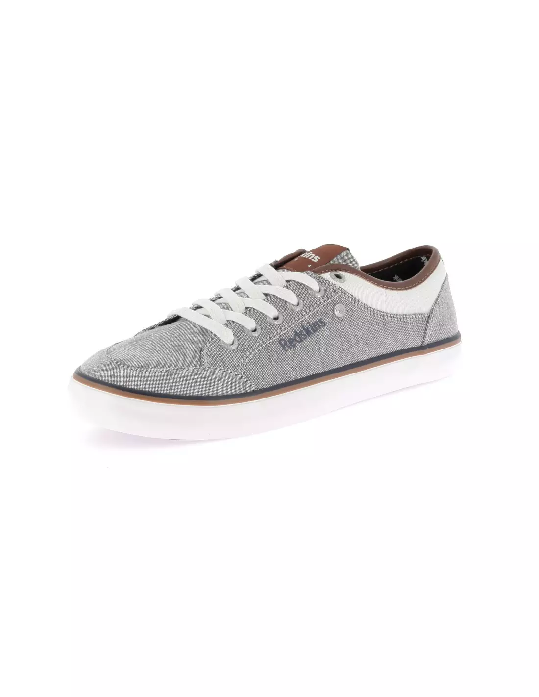 REDSKINS GALETI - Baskets GRIS+BLANC