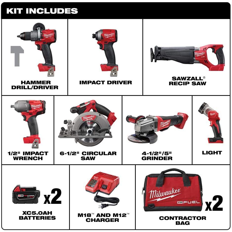 Milwaukee Power Tool 2997-27 Fuel Combination Kit