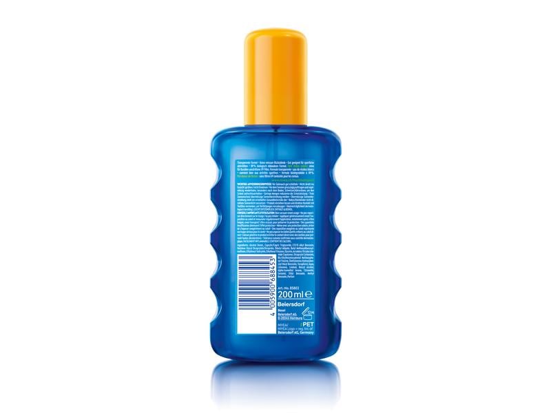 NIVEA SUN Sonnenspray Protect and Dry LSF 30 200 ml Sonnenschutz schnell einziehende nicht fettende Formel