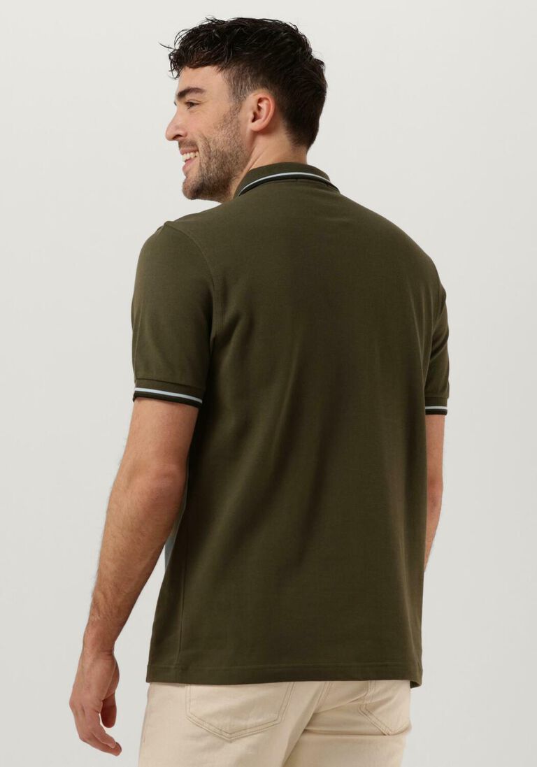 FRED PERRY groene fred perry polo twin tipped fred perry shirt