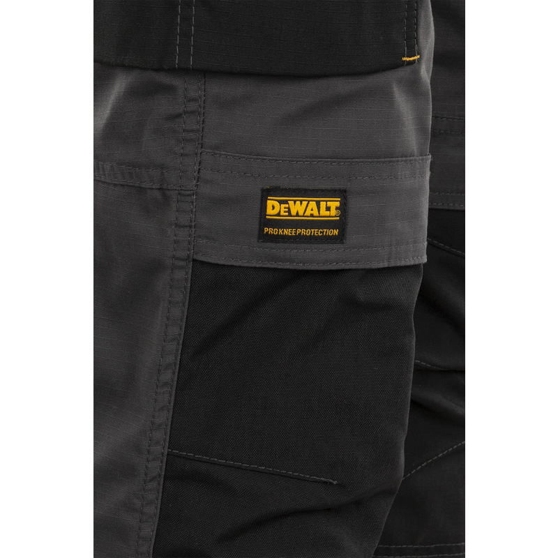 DeWALT Aspen werkbroek met holsterzakken en kniezakken 54 zwart/grijs