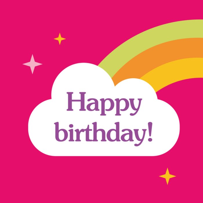 Greetz | Verjaardagskaart | regenboog