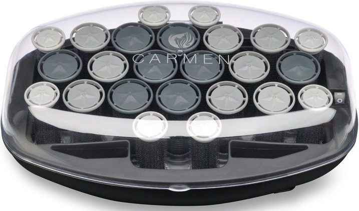 Carmen - C-5040 Pro Roller Set - Zwart/Grijs/Wit - Haarstylers