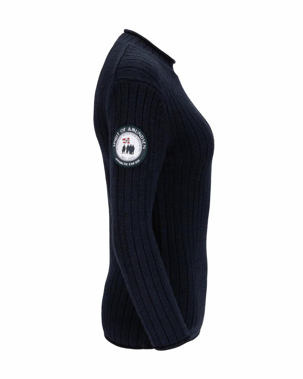 Amundsen Roalda Roll Neck Womens Faded Navy