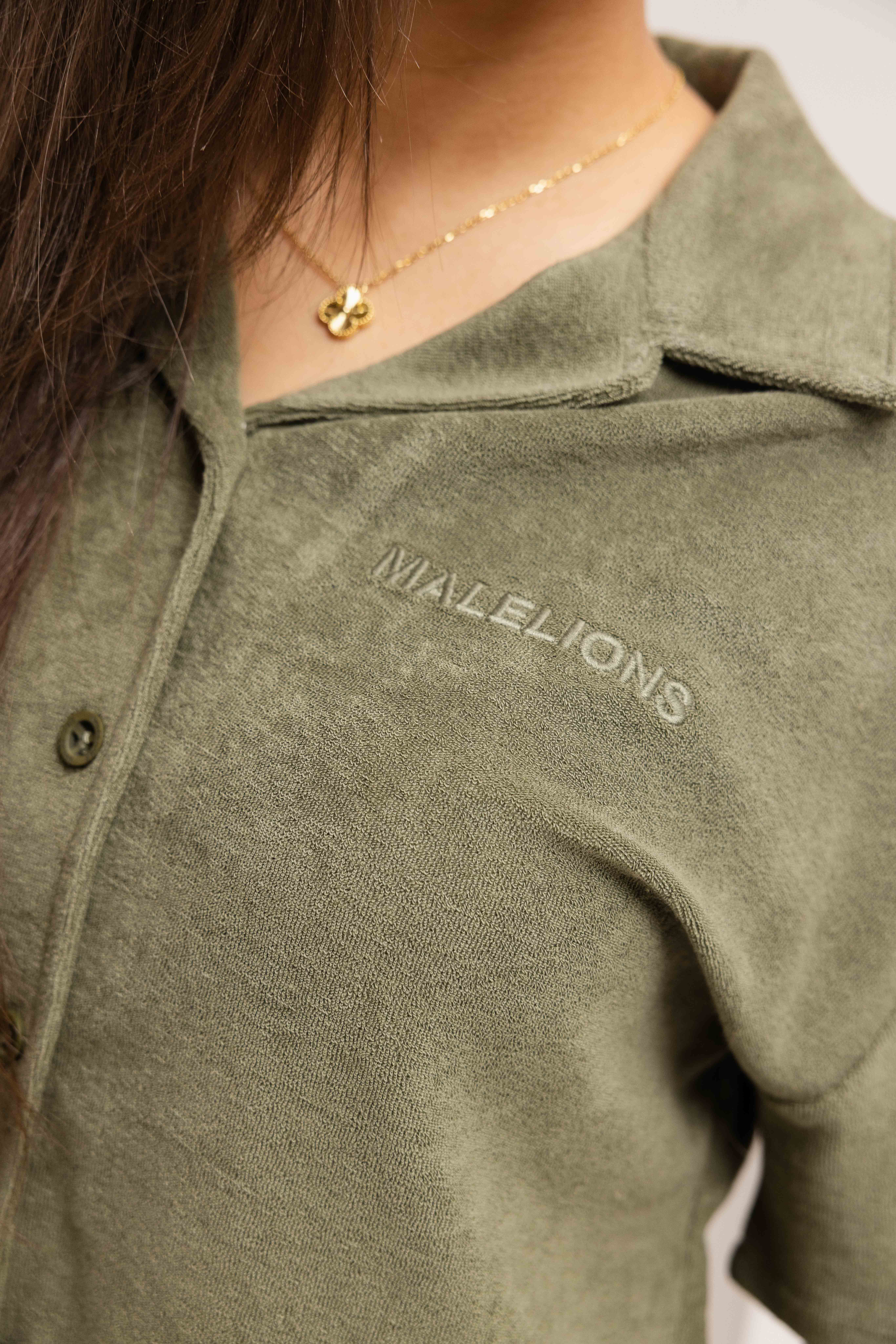 Malelions Limited Towelling Zomerset Dames Groen