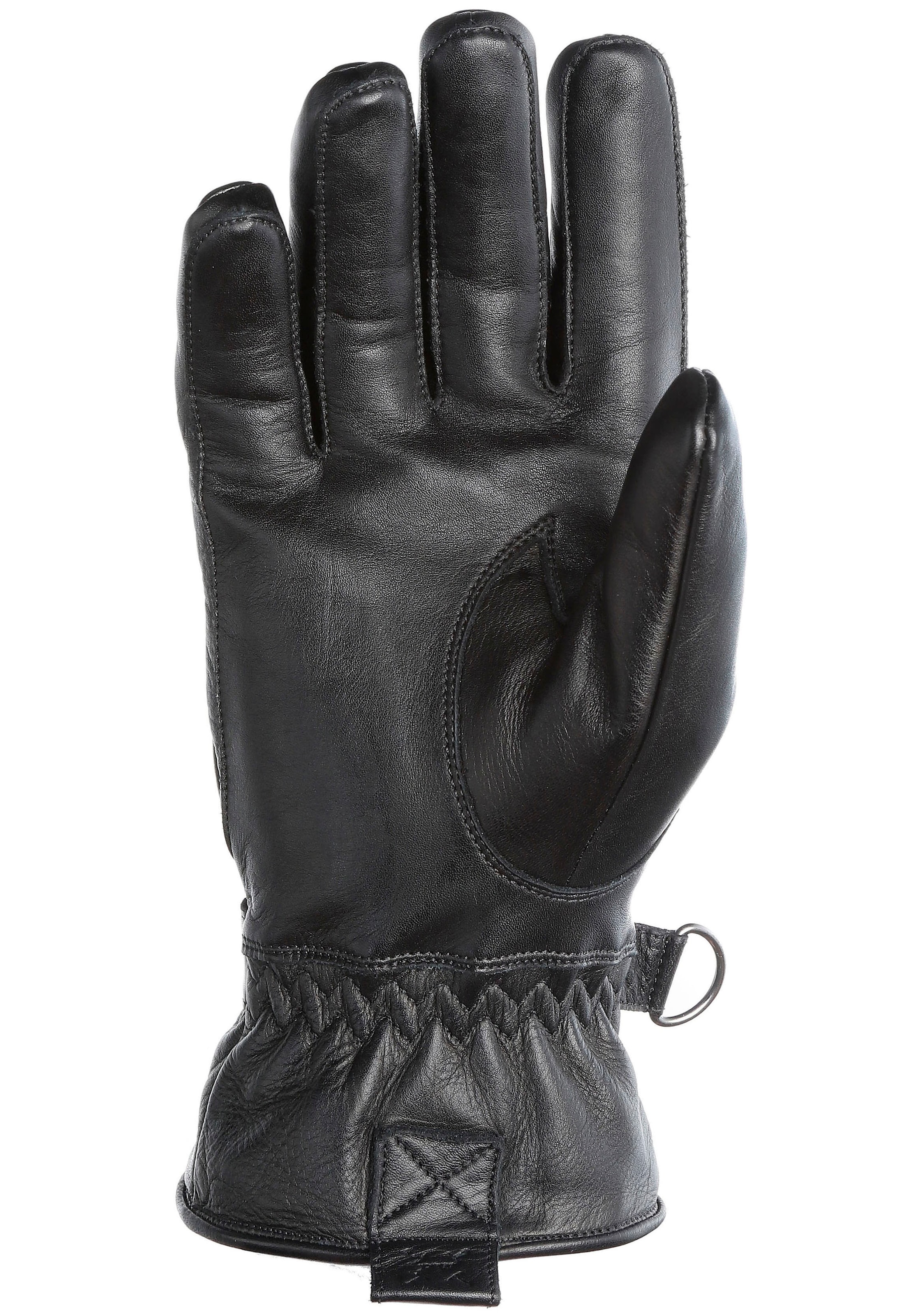 PEARLWOOD Lederhandschuhe »Hooker«, Verstellbarer Lederriegel mit Original PEARLWOOD Druckknopf