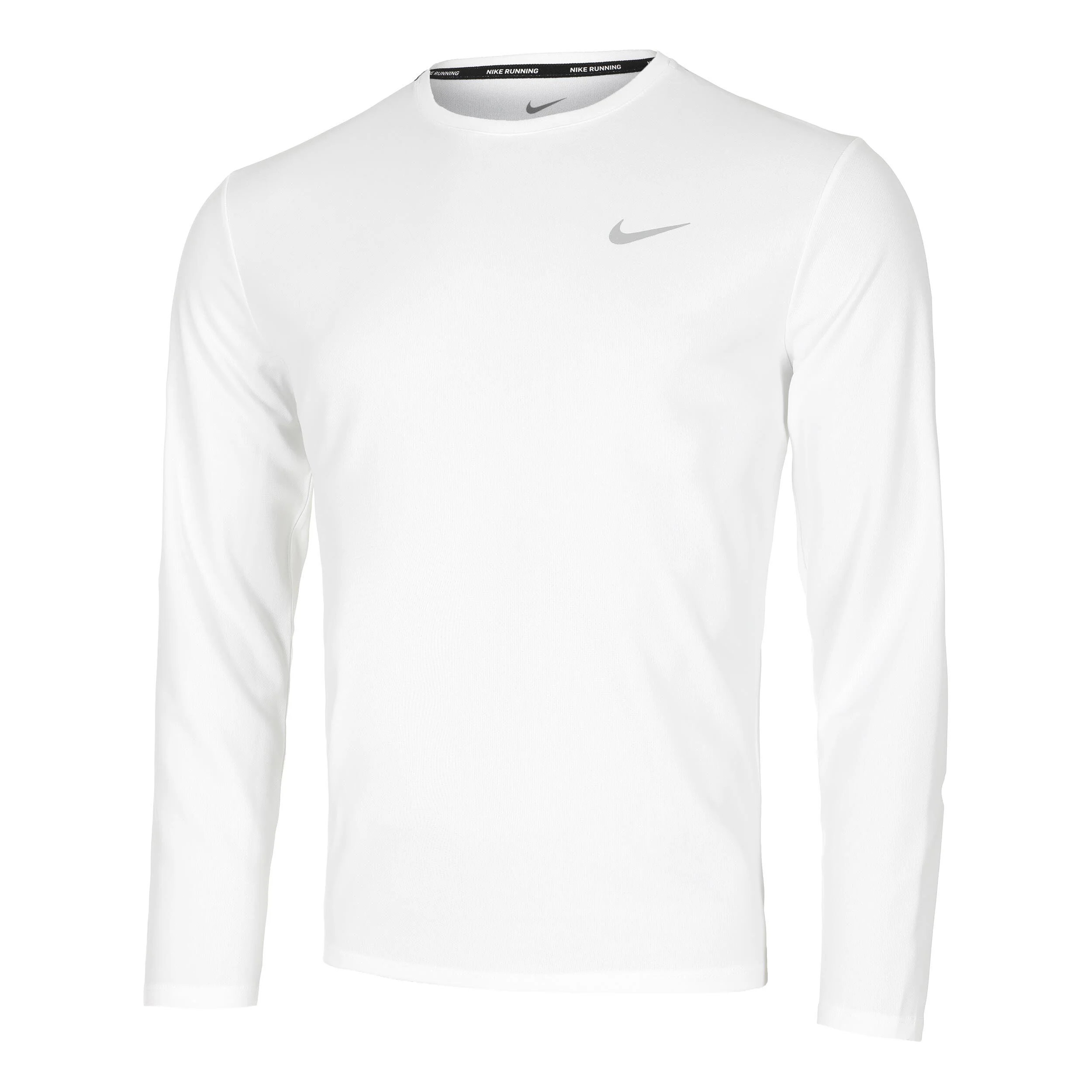Nike Dri-Fit Miler Dri-Fit Miler UV Maillot De Course Hommes - Blanc