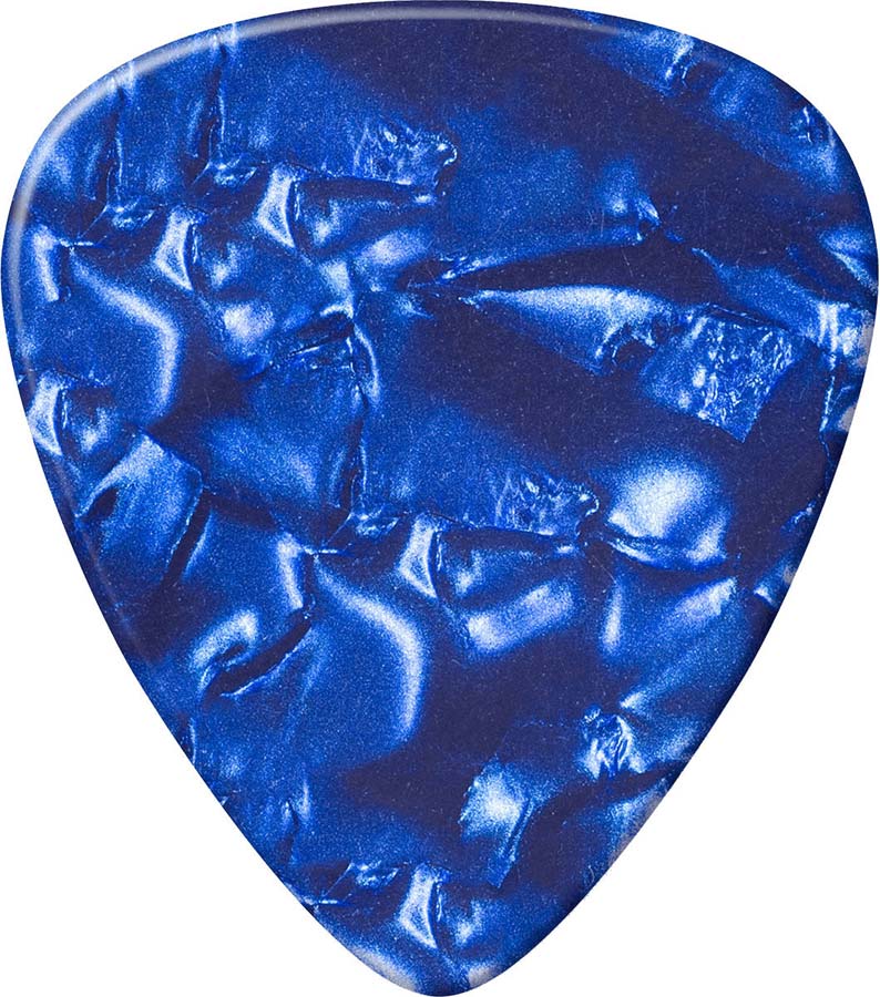 Jim Dunlop Celluloid Blu Pearl Heavy 12 Pack - Médiators